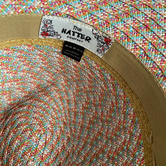 Multicolor straw hat - Picture 7 of 11